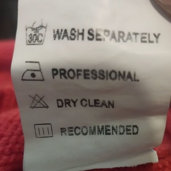 Misslook Colorblock Sweater 2XL Cotton Polyester Brown White Orange Striped 27" - Picture 7 of 7